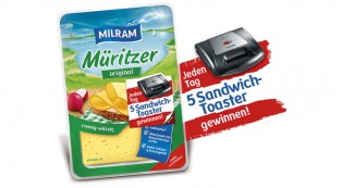 Mit Milram Sandwich-Toaster gewinnen