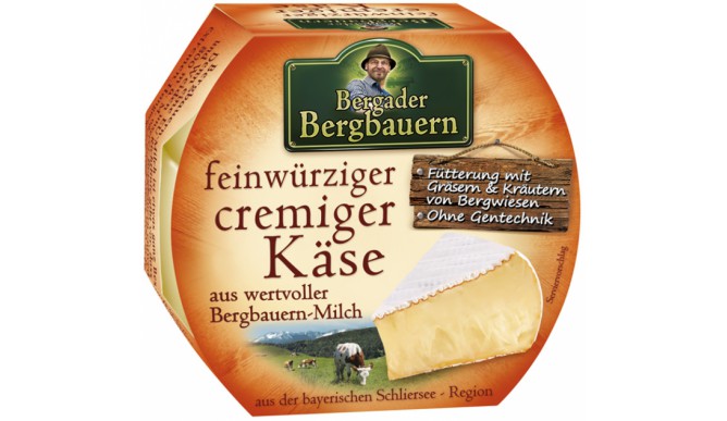 feinwürziger Bergader Bergbauern-Käse