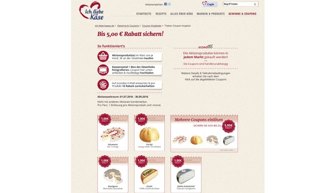 Savencia Fromage & Dairy: Rabattaktion für Käsethekenkunden