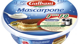 Onpack-Promotion für Galbani Mascarpone
