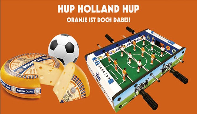 Fußball-Promotion für Beemster Oranje