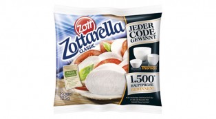 Zottarella-Promotion mit Gewinngarantie