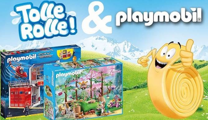 Tolle Rolle-Promo mit Playmobil
