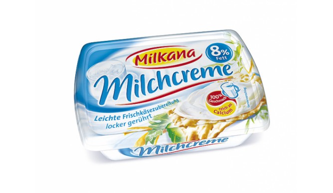 Milkana Milchcreme leichte Frischkäsezubereitung