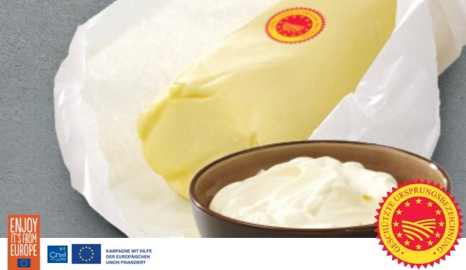 Butter Beurre de Bresse und Sahne Crème de Bresse AOP