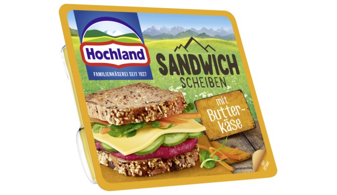 Hochland Sandwich Scheiben mit Butterkäse 150g