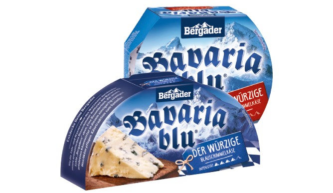 Bergader Privatkäserei, Neues Packungsdesign für Bavaria blu
