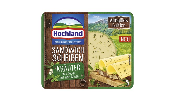 Hochland, Sandwich Scheiben Kräuter