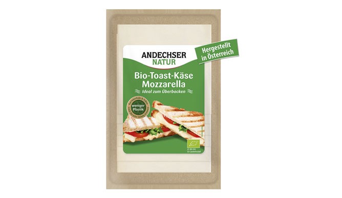 Andechser Molkerei Scheitz, Bio-Toast-Käse Mozzarella