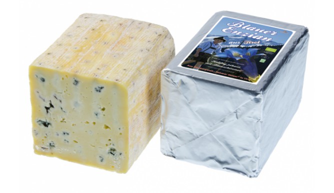 Heiderbeck Käse vom Feinsten Blauer Enzian aus Tirol