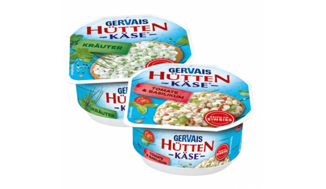 Hochland  Gervais Hüttenkäse mit würzigen Zutaten