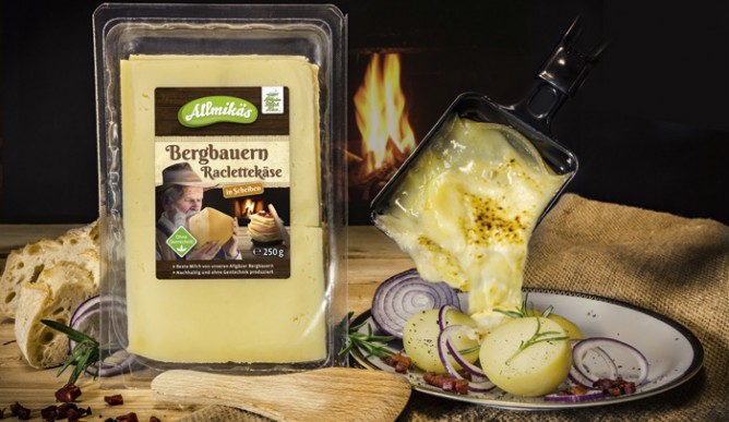 Allgäu Milch Käse, Bergbauern Raclette-Käse