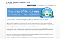 13. Berliner Milchforum: Strategien für die Milch