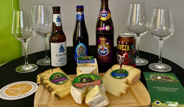 Käse und Bier Online-Tasting